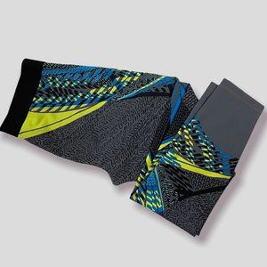 Gap Fit Full length Geometric Pattern Athletic Yoga Warm-up Legging Pants Size